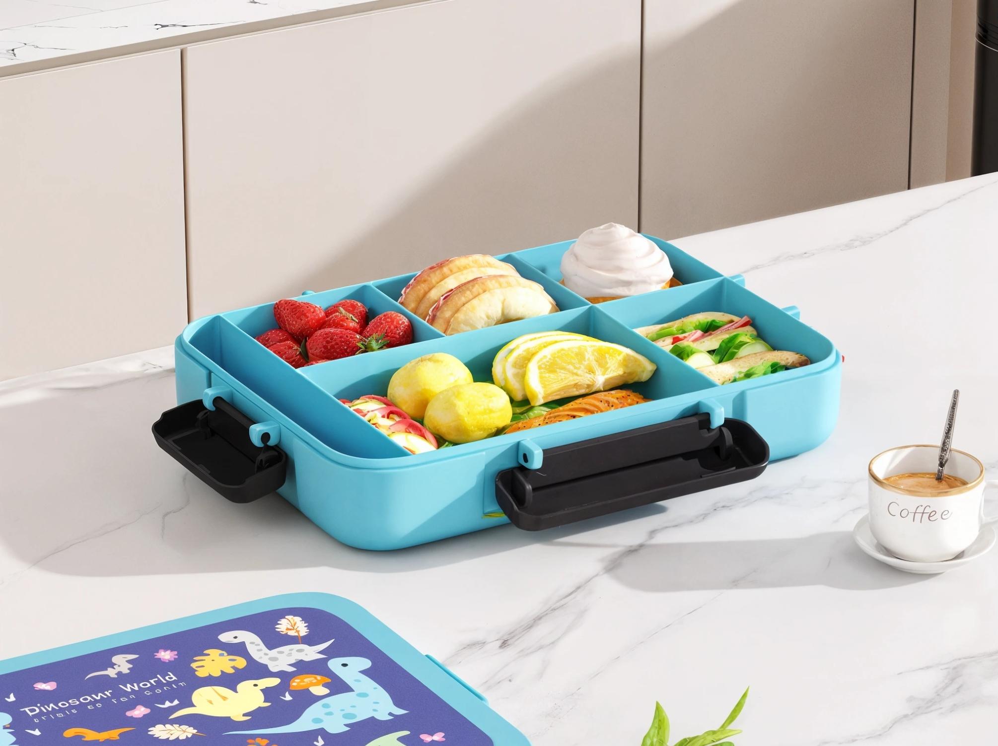 Nifogo Bento Box, Lunch Box Containers, Mom's Choice, Ideal Leak-Proof, Microwave and Dishwasher Safe Lunch Box, Best Gift!