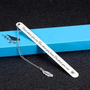 Inspirational Bookmark Gift for Book Lovers, Book Accessories, Perfect for Graduation, Valentine's Day, and Christmas, Ideal for Students and Teachers