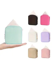 Portable Sanitary Napkin Storage Bag, Large Capacity Menstrual Pad Organizer, Travel-Friendly Period Pouch, Essential Hygiene Kit, Zipper Bag