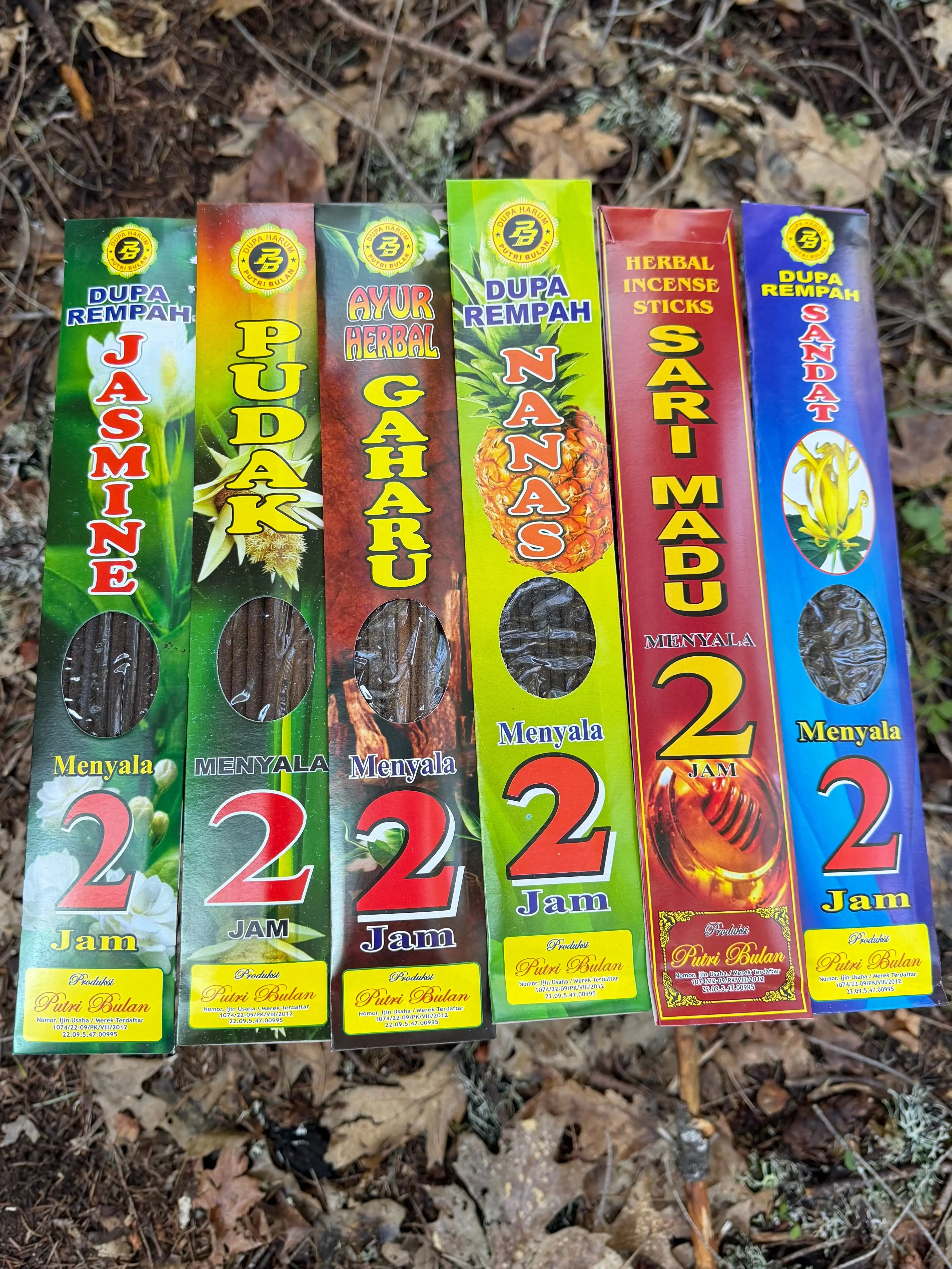 Balinese Temple Incense Collection No. 2 - Dupa Harum Putri Bulan