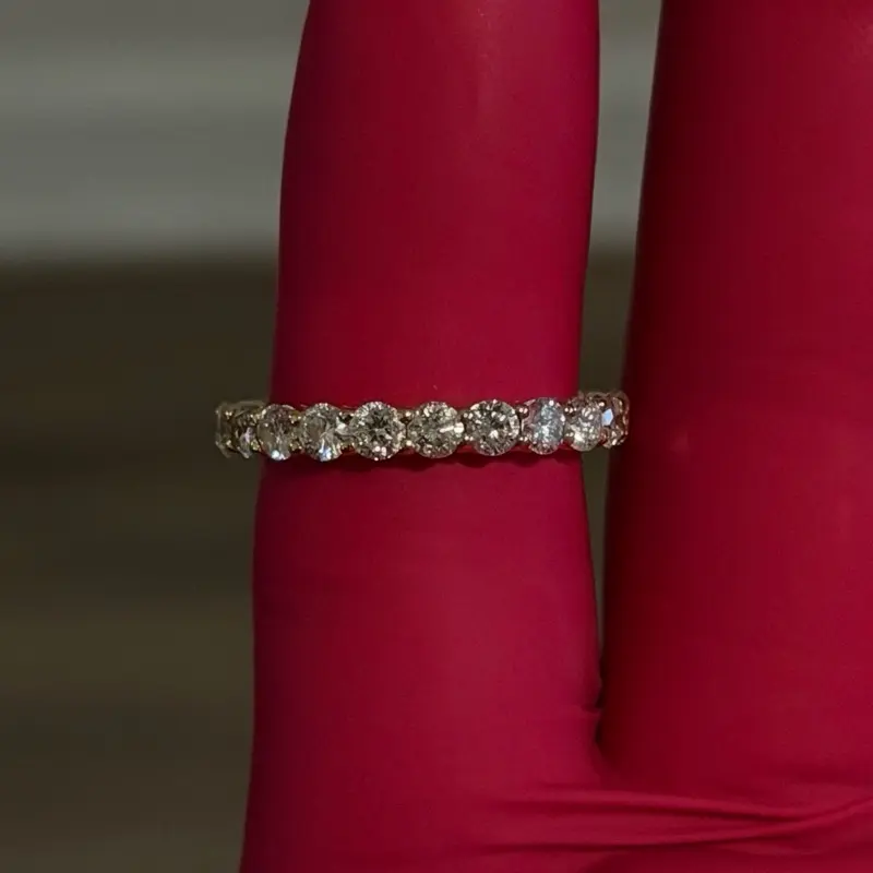 Eternity band natural diamonds