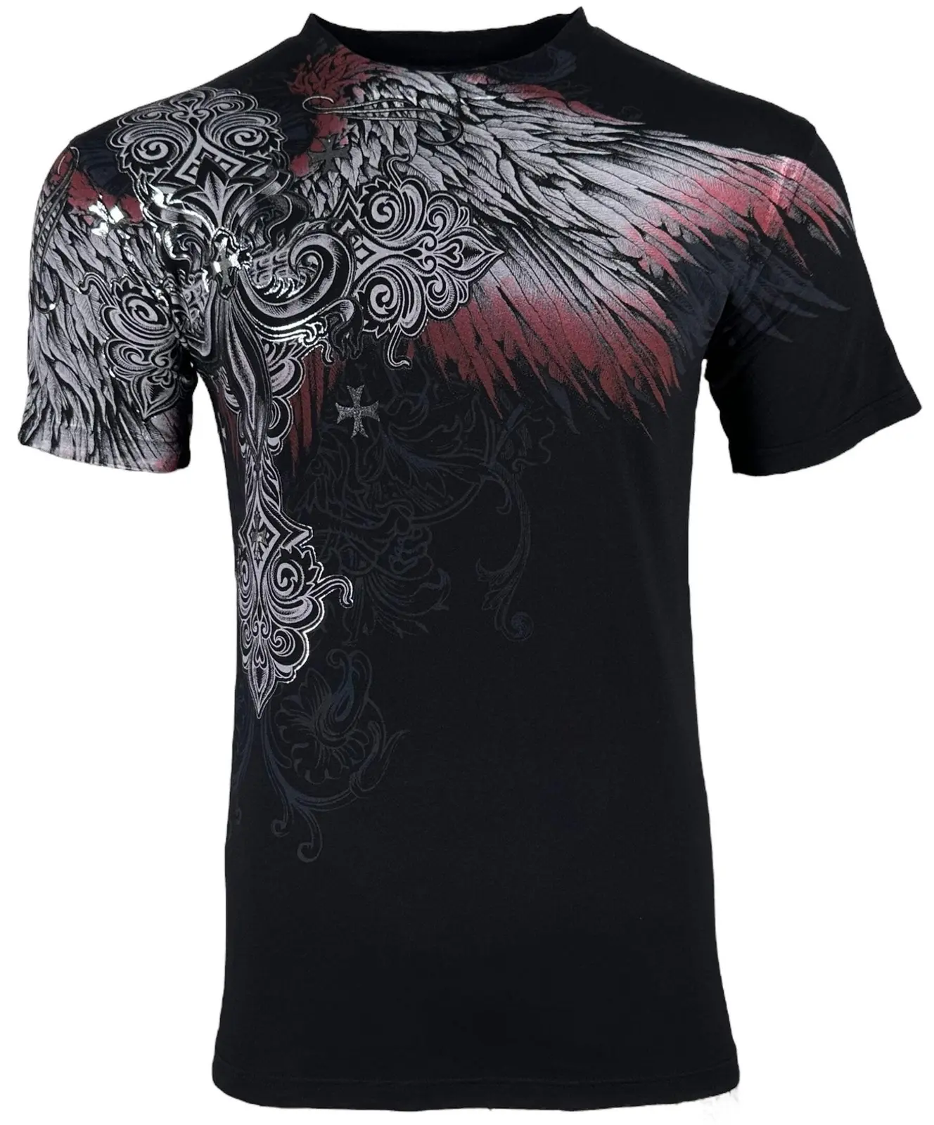 Xtreme Couture by Affliction Men's T-Shirt Ensign Biker Cross Y2K S-5XL