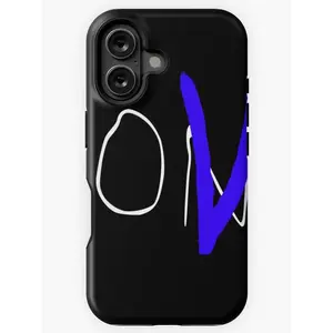 Vlone 'Lone Love' NYC Blue iPhone Case for iPhone 16 15 14 13 12 Pro Xs Samsung S24 S23 S22 S21