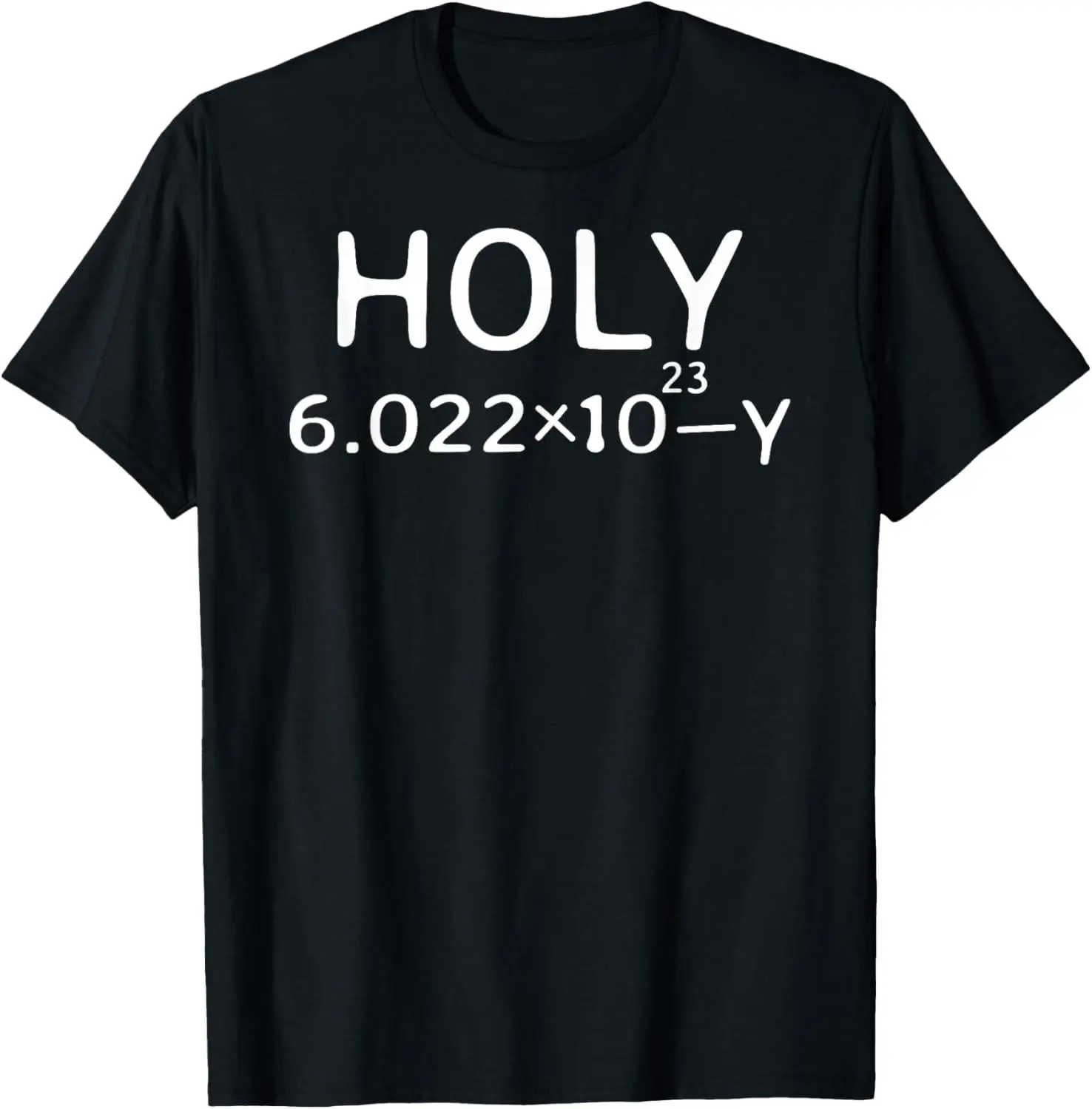Unisex Chemistry Graphic T-Shirt with "Holy Moley" Print, Casual Streetwear Shortsleeve Style in Soft Natural Cotton Fabric, Fashion, Round Neck, Top