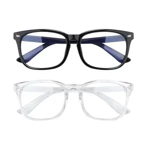 2026 Blue Light Glasses-2026 Fashion Eyeglasses For Men Women Computer Gaming Glasses Men High Quality Eyewear Stylish Square Frames Trendy Frames