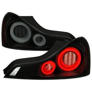 2008-2013 G37 / 2014-2015 Q60 Coupe / Convertible LED Tail Lights w/ Switchback Sequential Turn Signals (Black Housing / Smoked Lens)