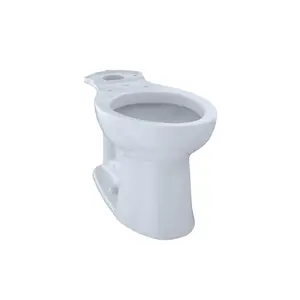 Toto C244EF No.01 Entrada Universal Height Elongated Toilet Bowl, Cotton White