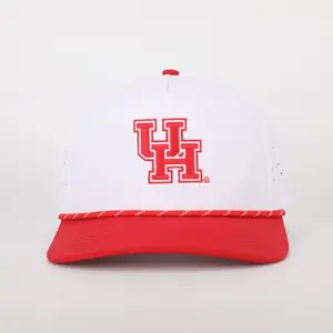 University of Houston UH Two Tone Hat- White/Red