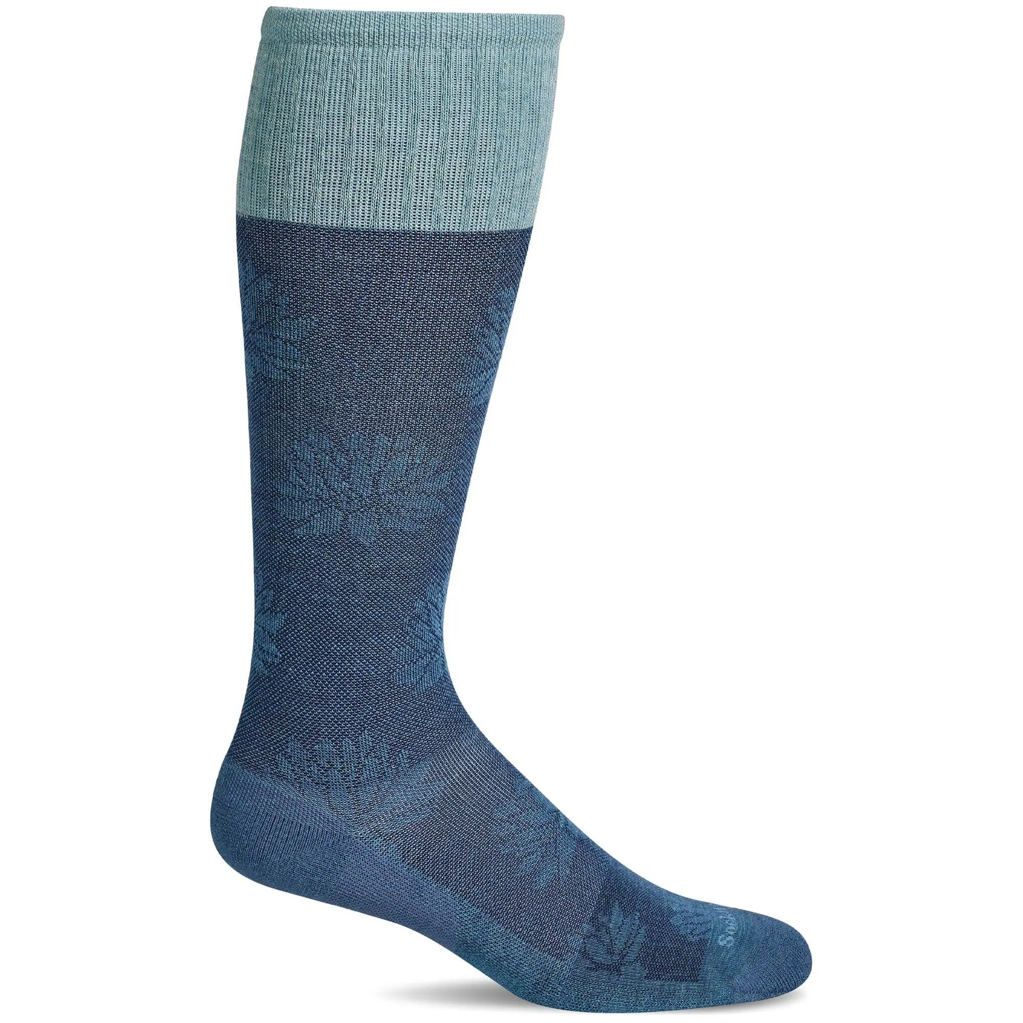 Sockwell Women’s Lotus Lift | Firm Graduated Compression Socks - Blueridge