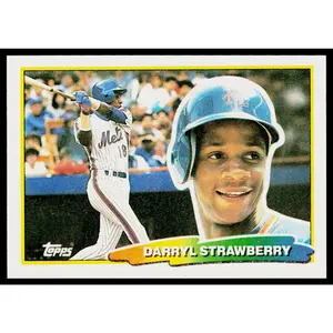 Darryl Strawberry 1988 Topps Big #253b New York Mets