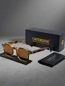 Elegant Vintage Polarized Sunglasses, Unisex PC+cp Frame, Casual Style, All Seasons Wear, Perfect for Travel & Photography Gifts