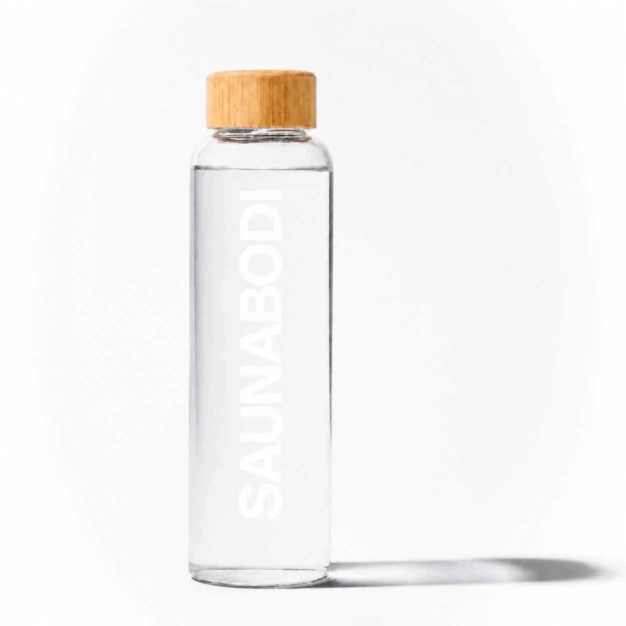 SAUNABODI Glass Water Bottle for Sauna