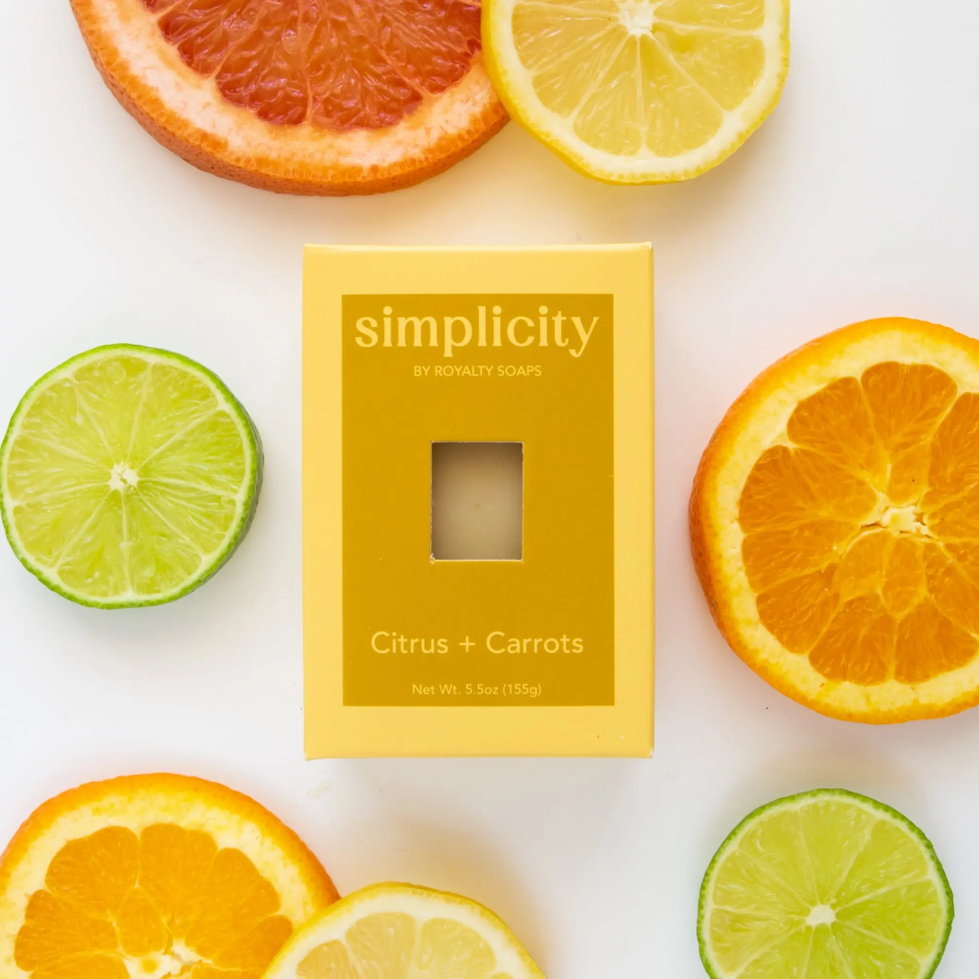 Citrus + Carrots Simplicity Soap Bar with Turmeric by Royalty Soaps ( Body Care Body Wash) body soap