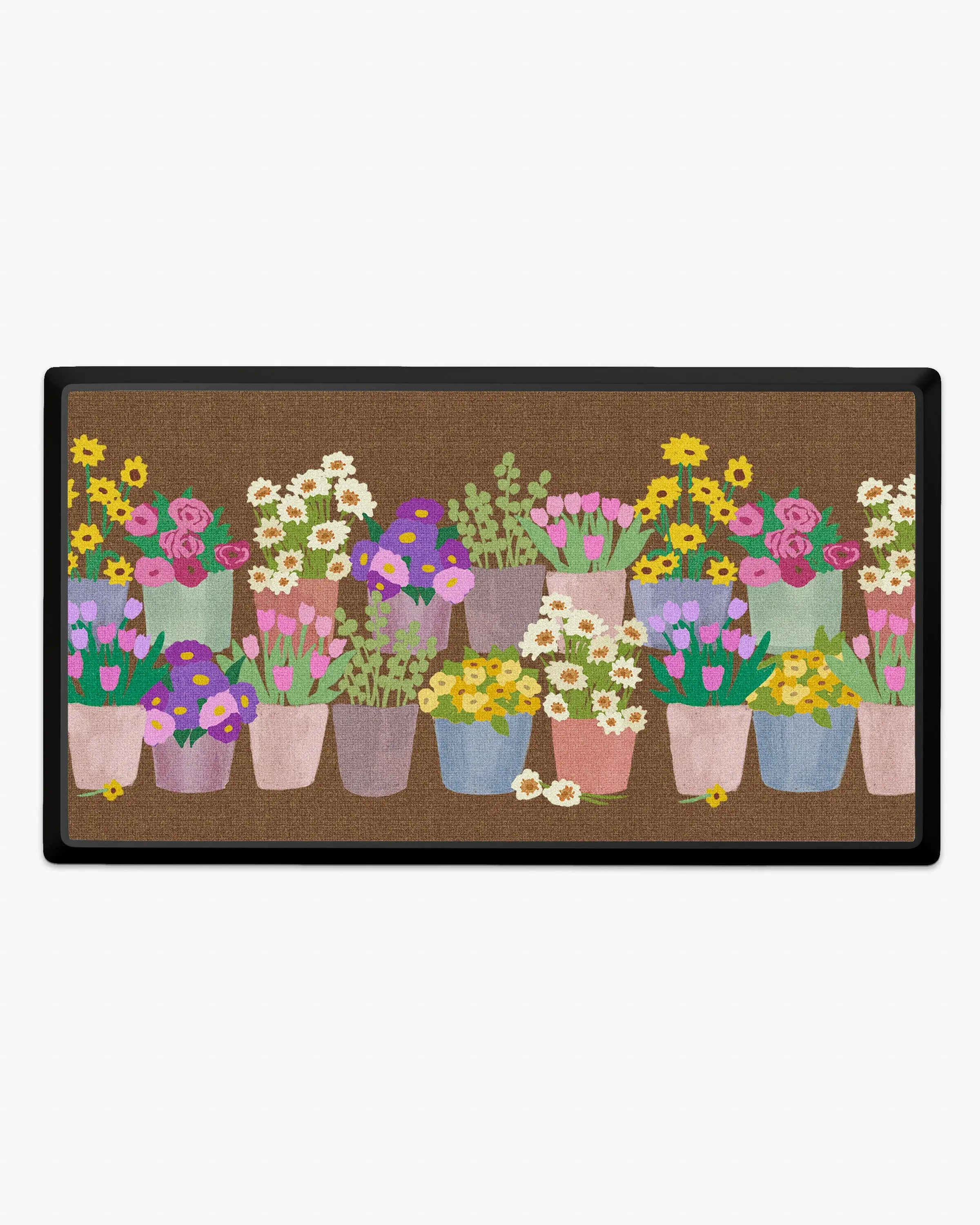 Flower Market Multicolor Large Doormat