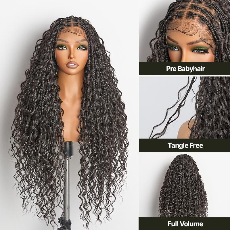 【LIVE】Frodio Veralux™ Fiber Full Lace Boho Curl & Water Wave Synthetic ...