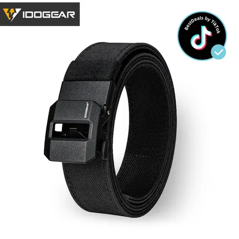 IDOGEAR Men's 1.5" Ratchet Belts Quick Metal Buckle For Ourdoor Style EDC CCW Belts 3430/3448/3449