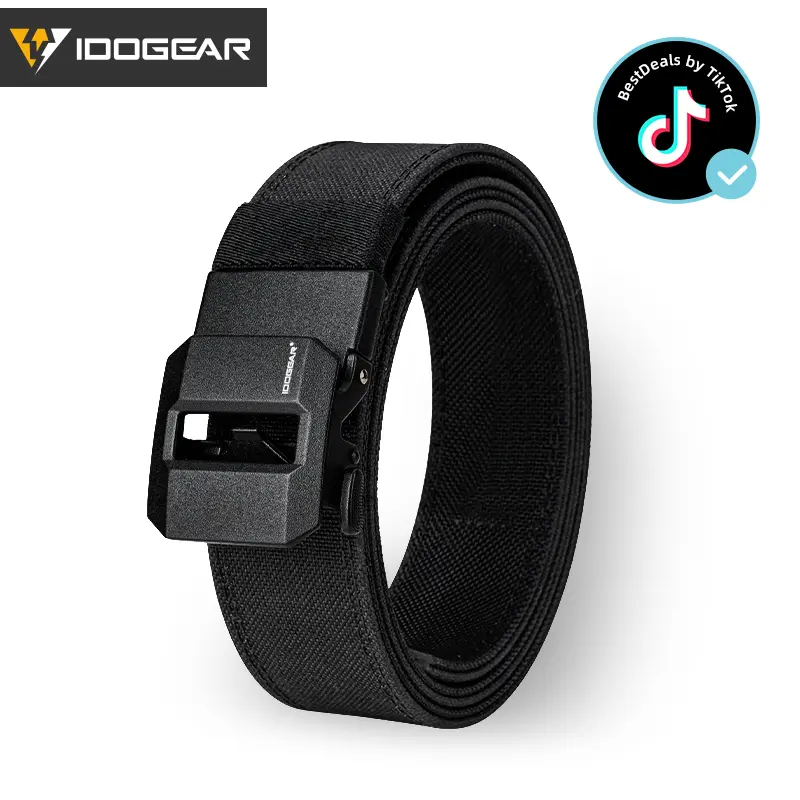 IDOGEAR 1.5" Ratchet Nylon Sport Belts Quick Adjustment Buckle CCW Belts 3430