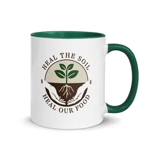 Heal the Soil Mug with Color Inside