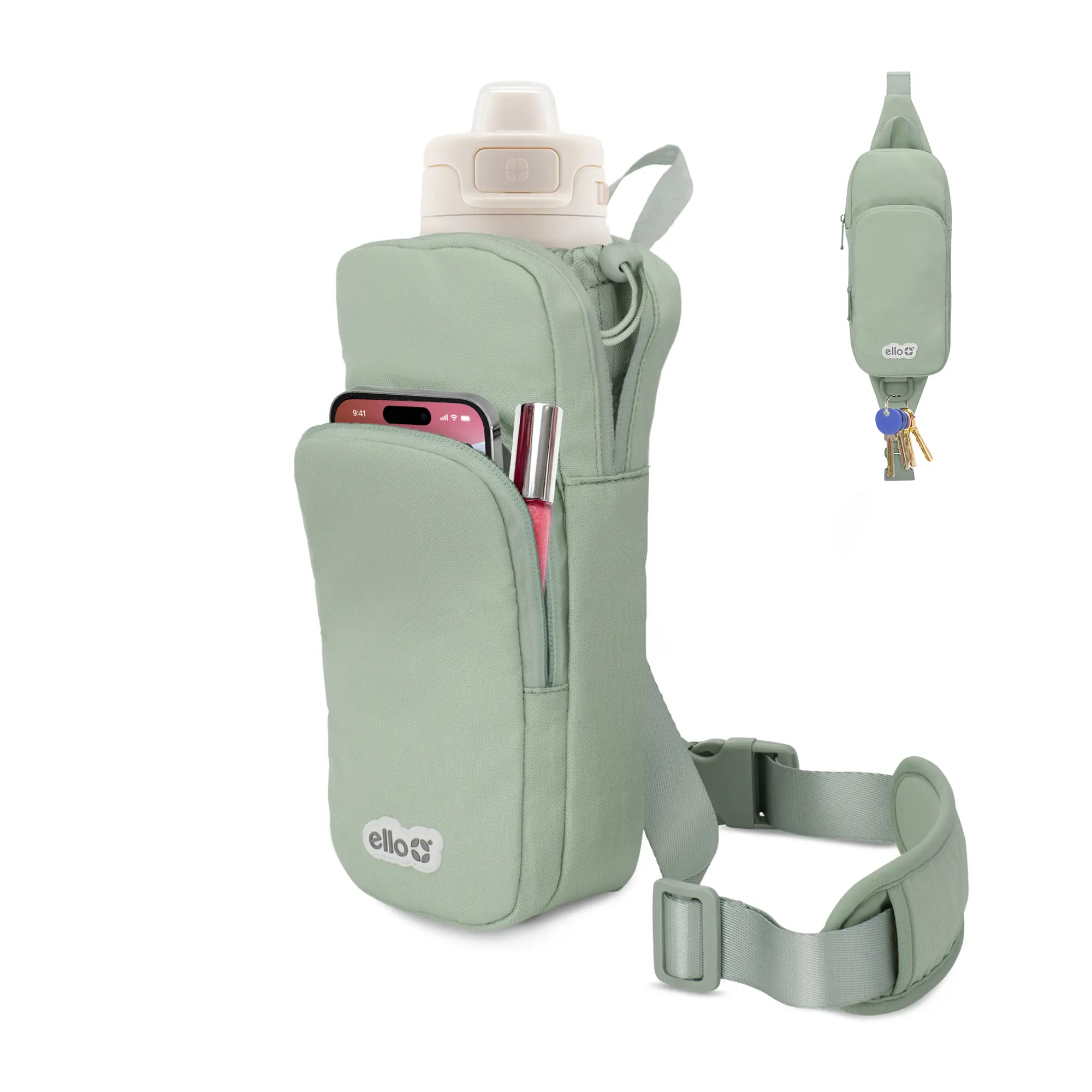 Ello Crossbody Water Bottle Bag Ello Crossbody Water Bottle Bag