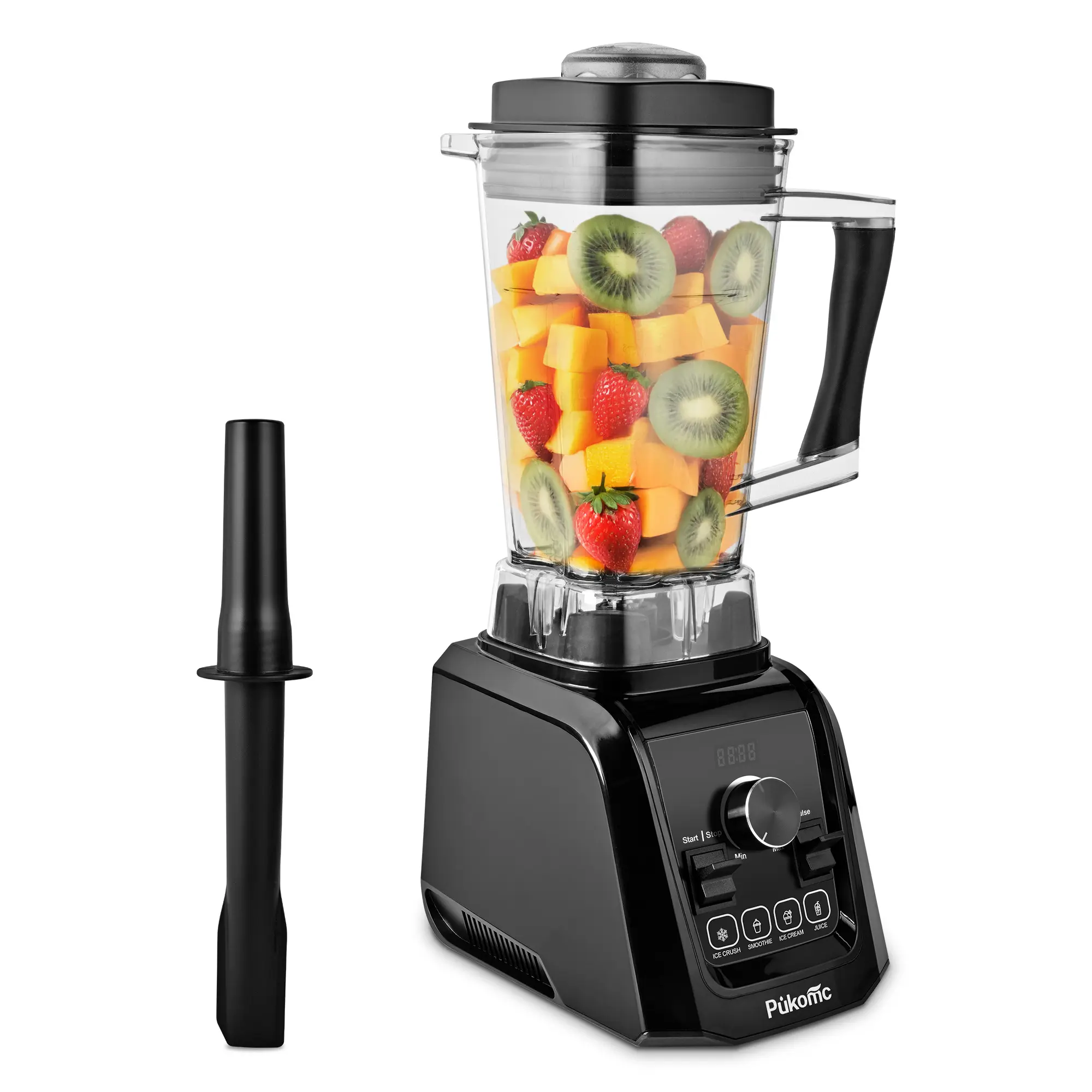 Pukomc 3-in-1 Blender with 65oz Capacity 1200W Motor 4 Preset Pukomc 3-in-1 Blender with 65oz Capacity 1200W Motor 4 Preset