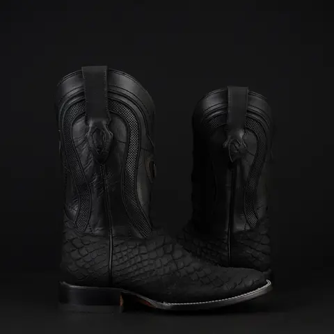 080 Embossed Mate Jumbo Print Botas Vaqueras de Mexico Western Boots Ranch