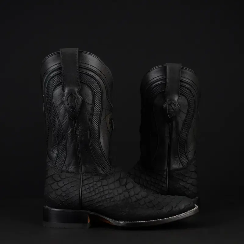080 Embossed Mate Jumbo Print Botas Vaqueras de Mexico Western Boots Ranch