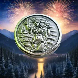 Murica - Deluxe 5 Troy Ounce Hand Poured & Laser Etched .999 Fine Zinc Art Round - Certified - Limited