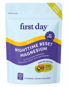 Kids' Nighttime Reset Magnesium Gummies for Ages 4-12 | 14-Day Trial (28 Count) | Calm & Relaxation Support | No Melatonin