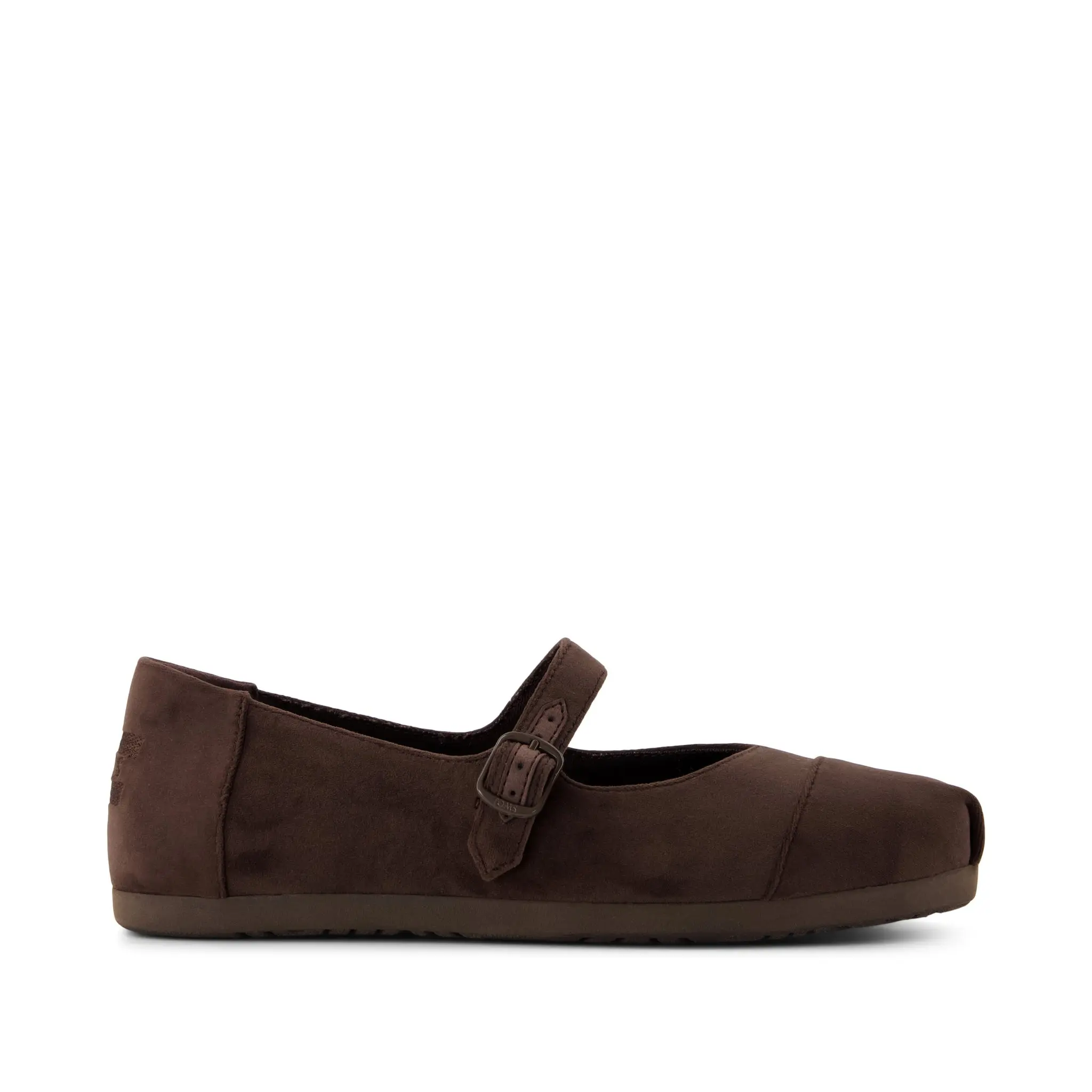 Womens Alpargata Mary Jane Chocolate Brown Premium Velvet