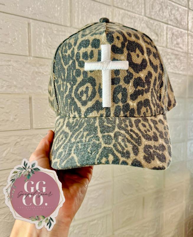 Cross Puff Embroidered Hat