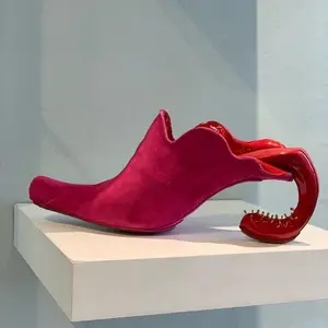 Kobi Levi Hibiscus Mule Shoe — bold, artistic, and luxury