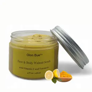 Vitamin C and Turmeric Face & Body Apricot Scrub Natural