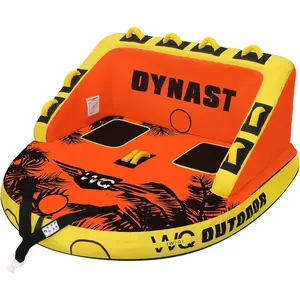 Heavy-Duty Tube for Boating, Boat Tubes with 840D Nylon Cover, Inflatable Water Sport Towables with Front Back Tow Points, Super Sofa Design