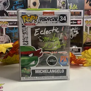 Funko Pop! Autographed Teenage Mutant Ninja Turtles Michelangelo Chase Signed By Nick Palma