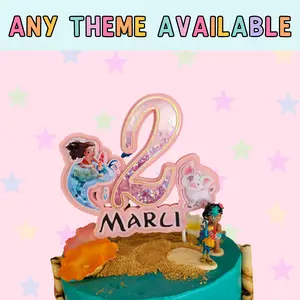 Custom 3D Shaker Cake Topper