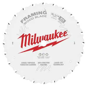 Milwaukee 48-40-0820 8-1/4" 24T Framing Circular Saw Blade