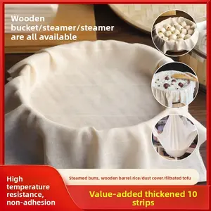 Cheese Cloth, 3 Counts Reusable Cheesecloth for Straining, Unbleached Fabric Milk Strainer, Kitchen Accessories for Cooking Baking Juicing Cheese Making, Cleaning
