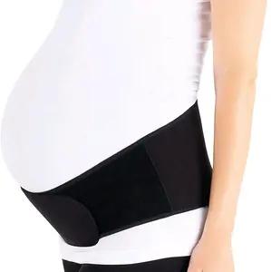 Belly Bandit – Upsie Belly Pregnancy Support Band – Maternity Belly Belt – Belly, Pelvis and Back Support for Pregnant Women, Black, Medium Belly Band