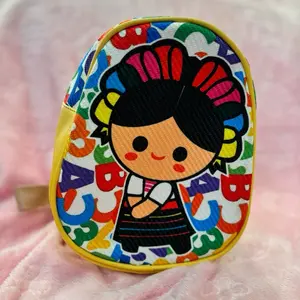 Yute accessory box, handbags and backpack with Vibrant Design and Colorful Floral Accents for Makeup and Accessories Storage