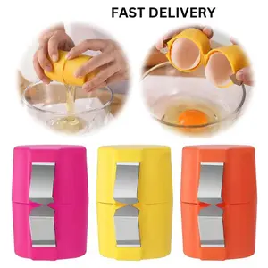 3PCS Egg Shell Opener, Separator for Raw Eggs, 2025 New Egg Cracker Tool for Raw Eggs,Stainless Steel Eggshell Breaker Egg Shell Cutter Kitchen Gadget Utensils