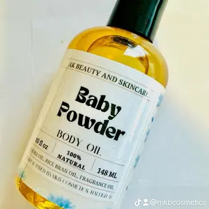 Fresh Out The Shower Body Oil natural care massage comfort scent skin perfume shimmer oil Shimmering