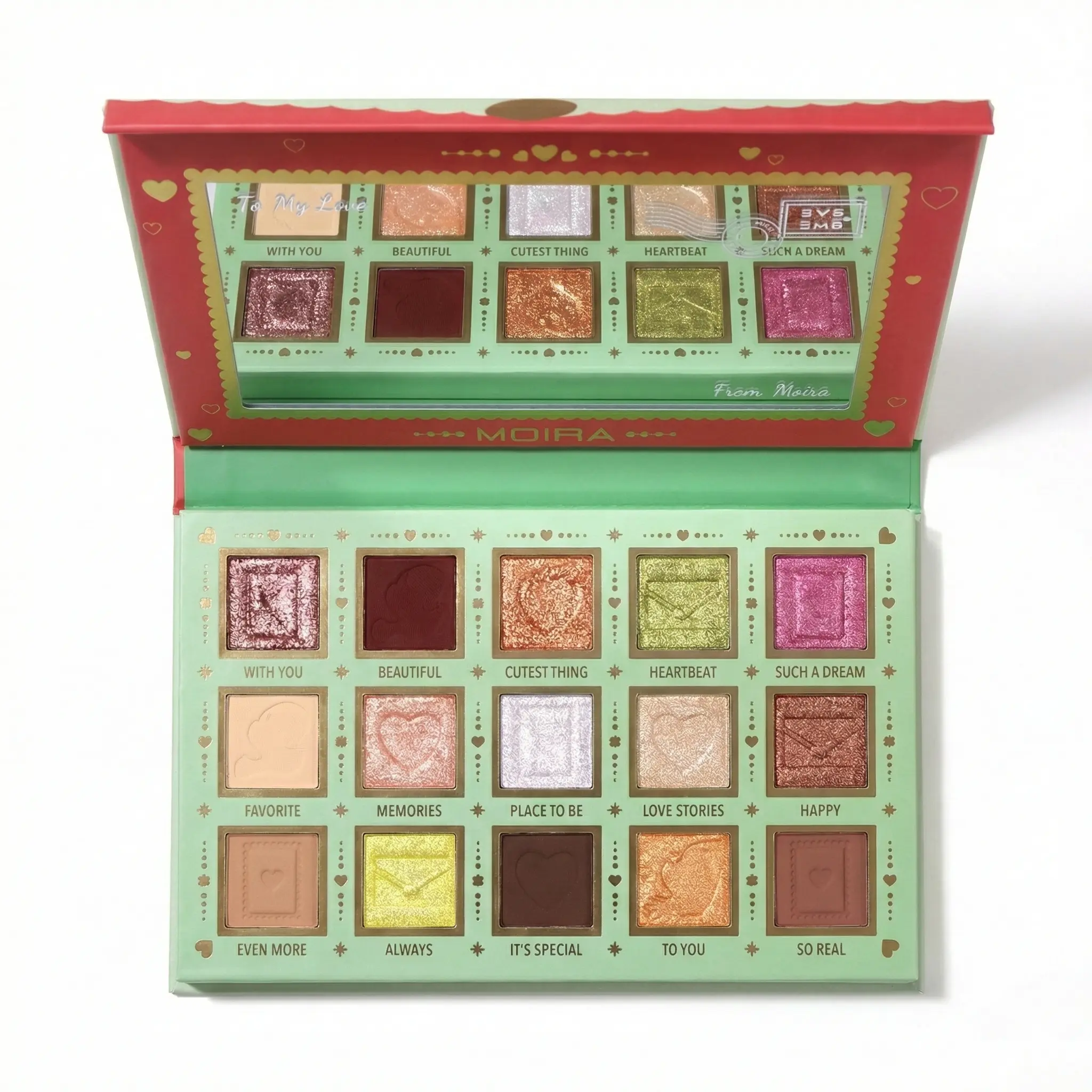 MOIRA | A Moment With You Palette | Romantic Matte & Shimmer Eyeshadows for Soft Glam Makeup Looks