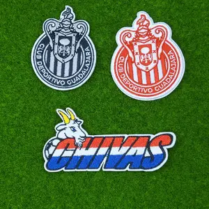 Chivas Liga MX Embroidered Iron-on Patches