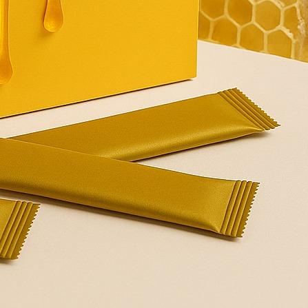 Organic Natural Honey Infused with Natural Jelly Honey Bee Pollen & 100% Mixed Natural Herbs Large Pack of 12 Sachets 20Gram Each Flavor Sweet