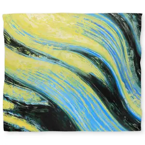 Begin Home Decor C1DCKSW0RQC7LO Wavy Magical Liquid - Waves Abstract King Size Duvet Cover - Home Decor