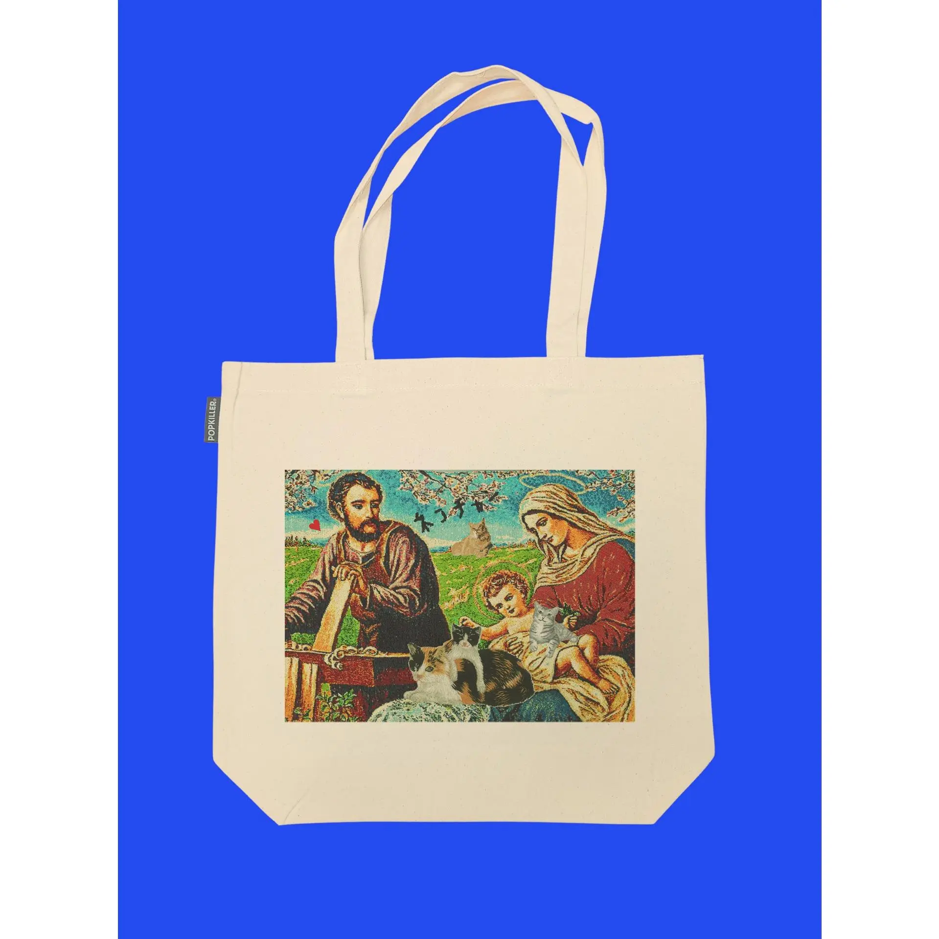 Popkiller Artist Series Sakibomb Cat Holic Family Tote Bag