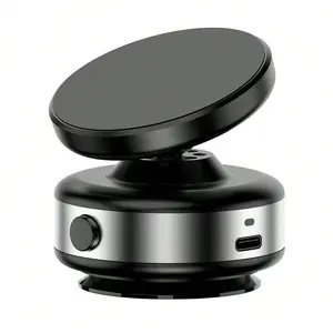 Car Electric Suction Cup Vacuum Magnetic Phone Holder, Multi-Angle Dashboard Navigation, Universal Holder, Technology
