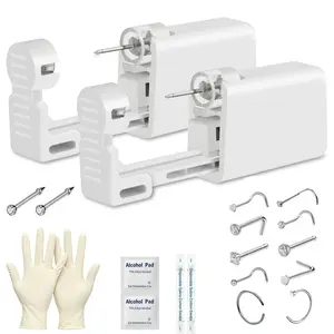 10Pcs Premium 20G Nose Stud Set, Hypoallergenic 2mm White CZ Nose Rings, Elegant Minimalist Jewelry Gift for Women