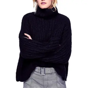 Free People Fluffy Fox Turtleneck Sweater