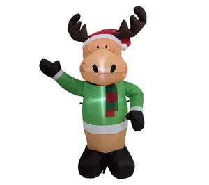 Northlight Inflatable Moose Yard Christmas Decor 4.25'